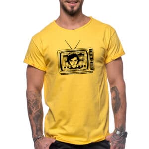Tricou printat ‘TOMA CARAGIU ȘI TELEVIZIUNEA ROMÂNĂ’