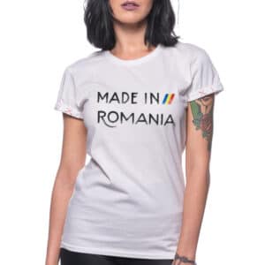 Tricou printat ‘MADE IN ROMANIA’