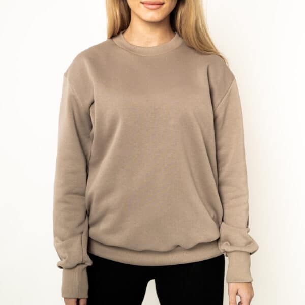 Basic Sweater Premium Cotton BEJ Basic Sweater Premium Cotton BEJ