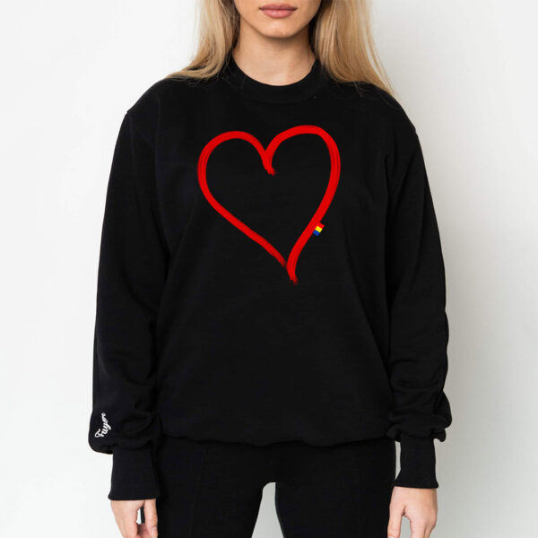 cadouri femei cadouri dragobete sweatshirt bumbac tricouri print personalizareSweatshirt printat DRAGOBETELE SARUTA FETELE